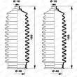 Jeu de joints-soufflets, direction MOOG K150257 - Visuel 1