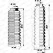 Jeu de joints-soufflets, direction MOOG K150259 - Visuel 1