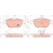 Jeu de 4 plaquettes de frein arrière TRW GDB1738 - Visuel 1
