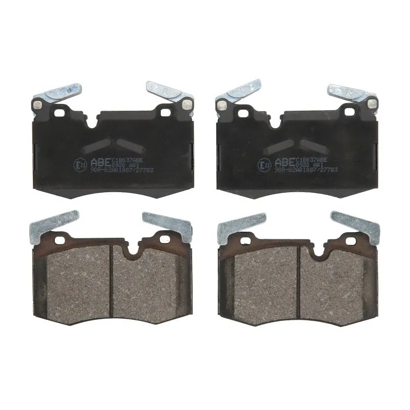 Jeu de 4 plaquettes de frein avant ABE C1B037ABE