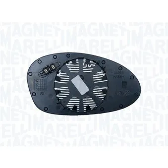 Verre de rétroviseur, rétroviseur extérieur MAGNETI MARELLI 182209000500