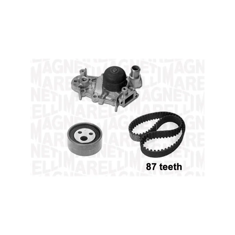 Pompe à eau + kit de courroie de distribution MAGNETI MARELLI 341401470001