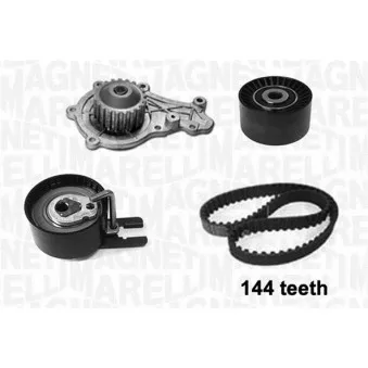 Pompe à eau + kit de courroie de distribution MAGNETI MARELLI 341406450001