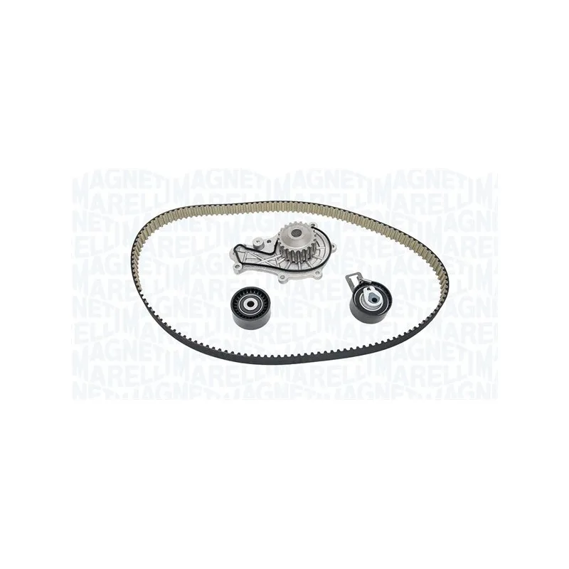 Pompe à eau + kit de courroie de distribution MAGNETI MARELLI 341406590001