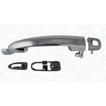 Poignée de porte avant gauche MAGNETI MARELLI 350105035600