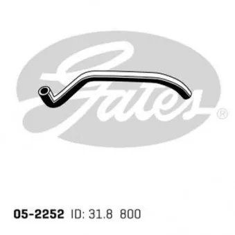 Durite de radiateur GATES 05-2252