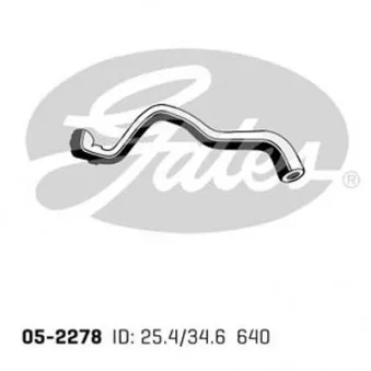 Durite de radiateur GATES 05-2278