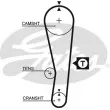 Kit de distribution GATES K015122 - Visuel 2