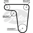 Kit de distribution GATES K025420XS - Visuel 3