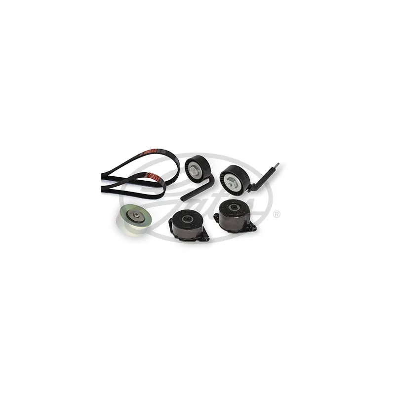 Jeu de courroies trapézoïdales à nervures GATES K026PK2090
