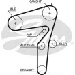 Kit de distribution GATES K035600XS - Visuel 2