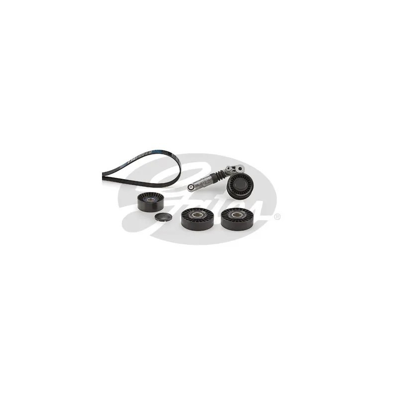 Jeu de courroies trapézoïdales à nervures GATES K046PK2580XS