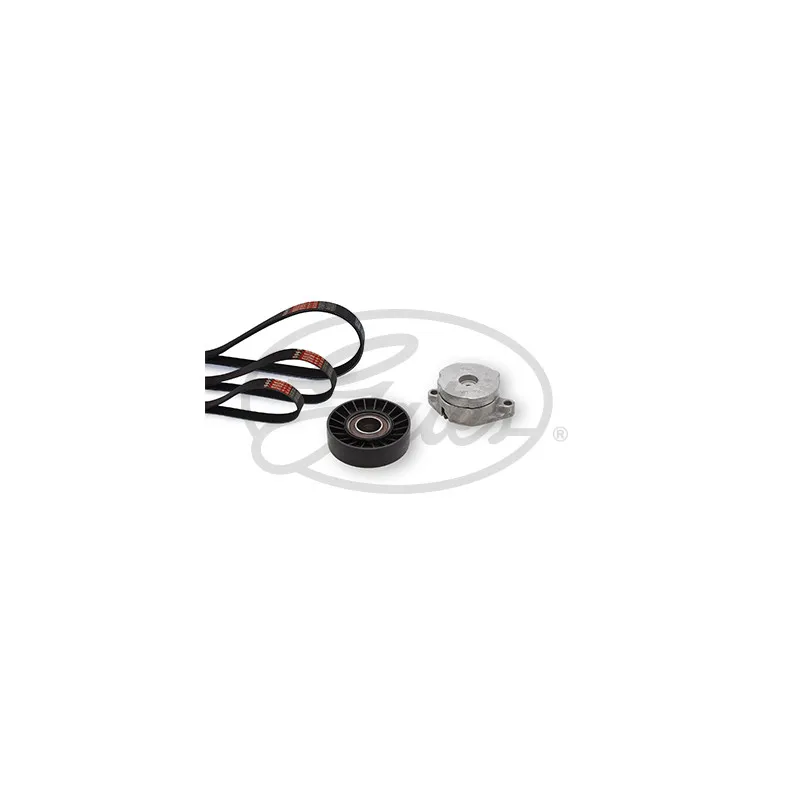 Jeu de courroies trapézoïdales à nervures GATES K156PK1148