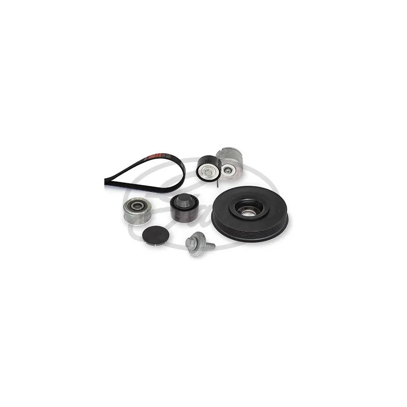 Jeu de courroies trapézoïdales à nervures GATES K376PK1708