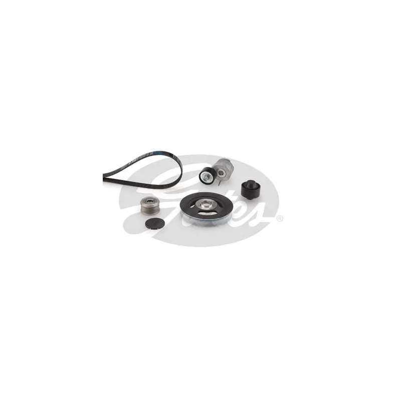 Jeu de courroies trapézoïdales à nervures GATES K386PK1708