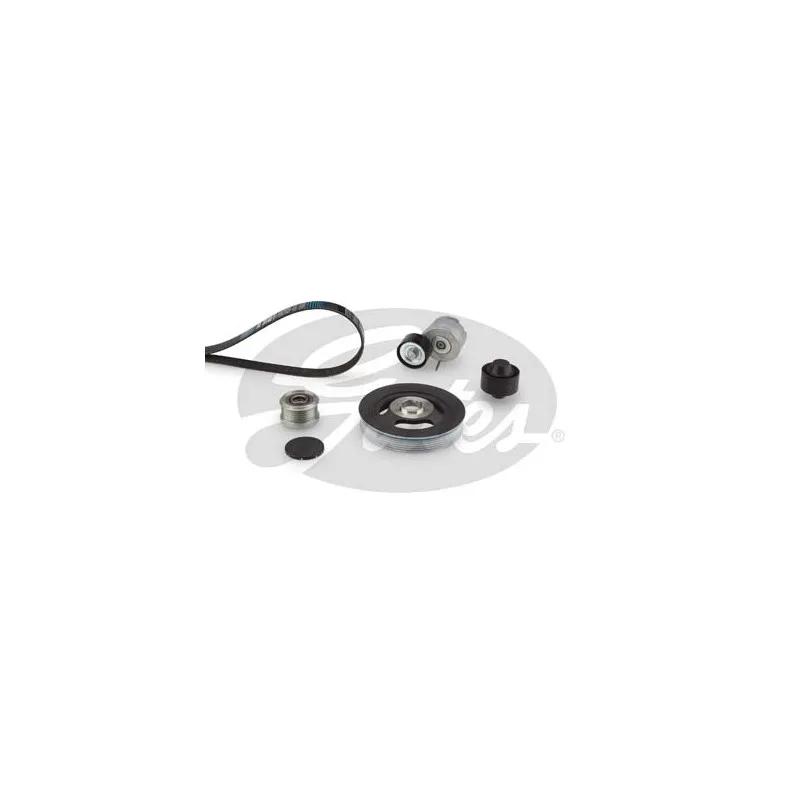 Jeu de courroies trapézoïdales à nervures GATES K396PK1708