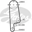 Pompe à eau + kit de courroie de distribution GATES KP15234XS - Visuel 2