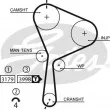 Pompe à eau + kit de courroie de distribution GATES KP15610XS - Visuel 2