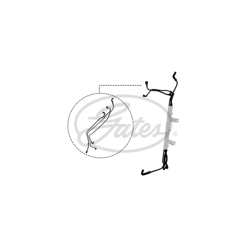 Tuyau de carburant GATES MFL1001