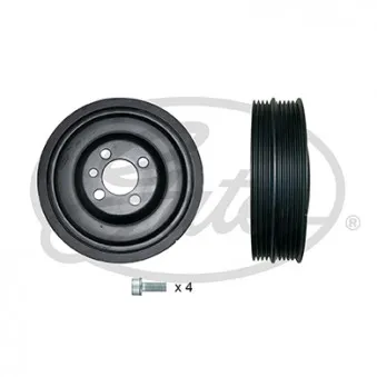 Poulie, vilebrequin GATES TVD1018A
