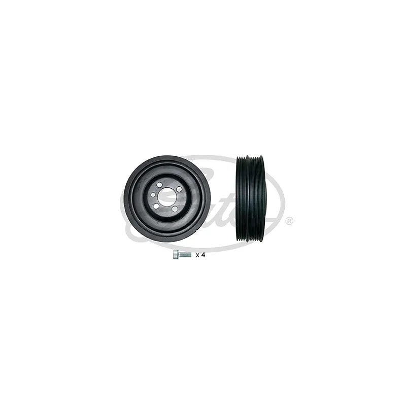 Poulie, vilebrequin GATES TVD1018A
