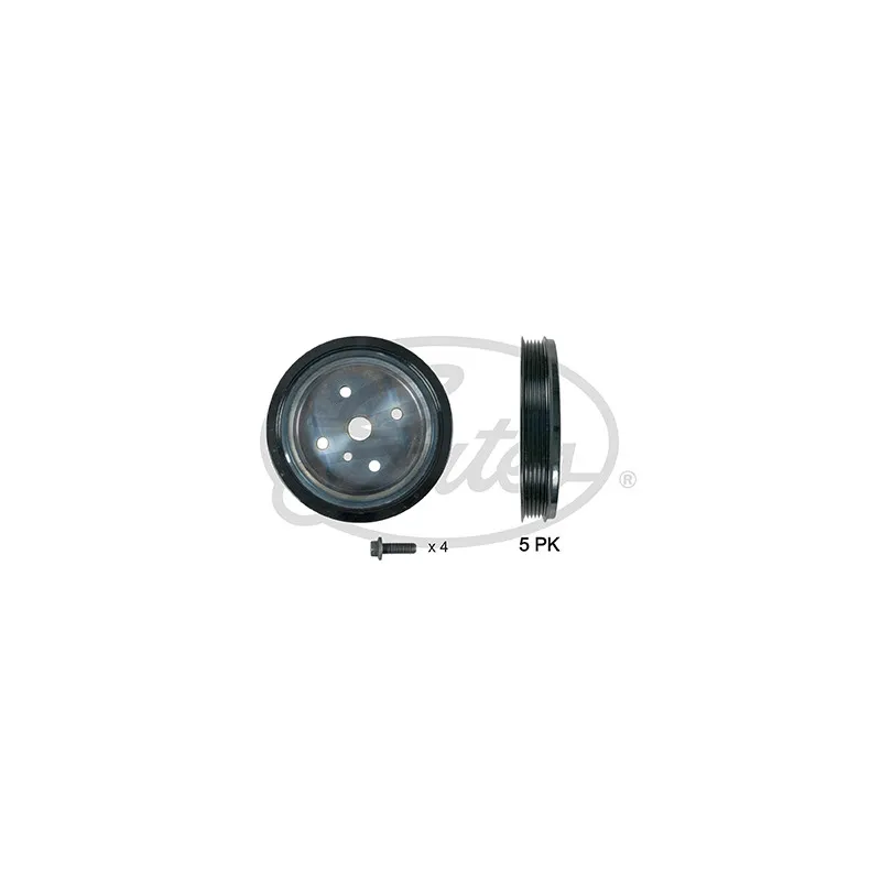 Poulie, vilebrequin GATES TVD1161A