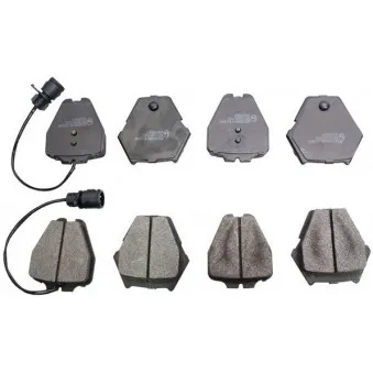 Jeu de 4 plaquettes de frein avant DENCKERMANN B110045