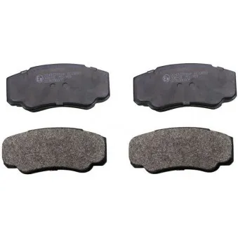 Jeu de 4 plaquettes de frein arrière DENCKERMANN B110093