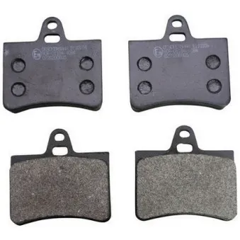 Jeu de 4 plaquettes de frein arrière DENCKERMANN B110104