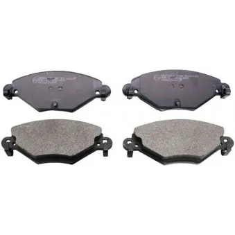 Jeu de 4 plaquettes de frein avant DENCKERMANN B110105