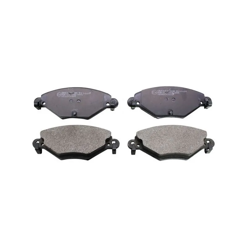 Jeu de 4 plaquettes de frein avant DENCKERMANN B110105