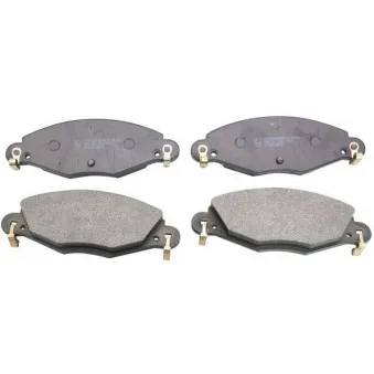 Jeu de 4 plaquettes de frein avant DENCKERMANN B110106