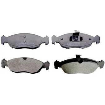 Jeu de 4 plaquettes de frein avant DENCKERMANN B110119