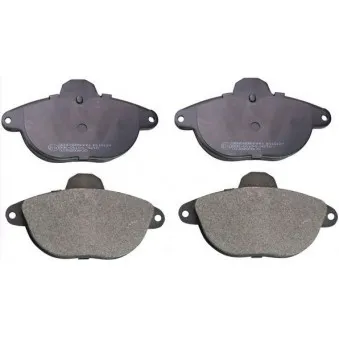 Jeu de 4 plaquettes de frein avant DENCKERMANN B110124