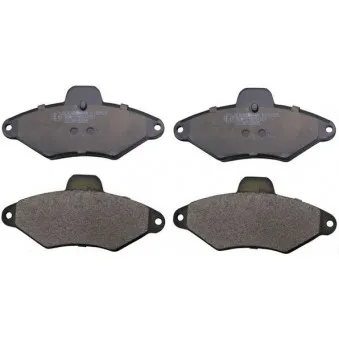 Jeu de 4 plaquettes de frein avant DENCKERMANN B110125