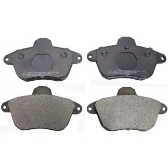 Jeu de 4 plaquettes de frein avant DENCKERMANN B110130