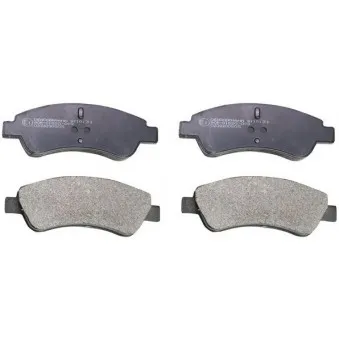 Jeu de 4 plaquettes de frein avant DENCKERMANN B110131