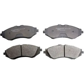 Jeu de 4 plaquettes de frein avant DENCKERMANN B110139