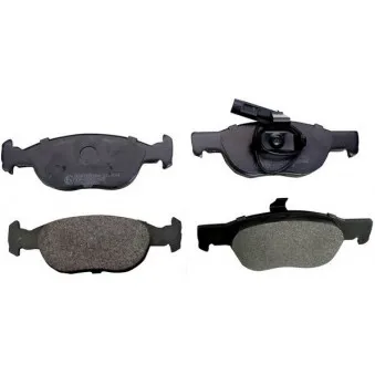 Jeu de 4 plaquettes de frein avant DENCKERMANN B110164