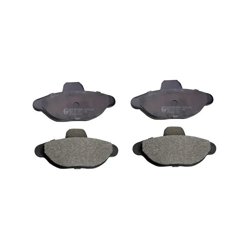 Jeu de 4 plaquettes de frein avant DENCKERMANN B110166