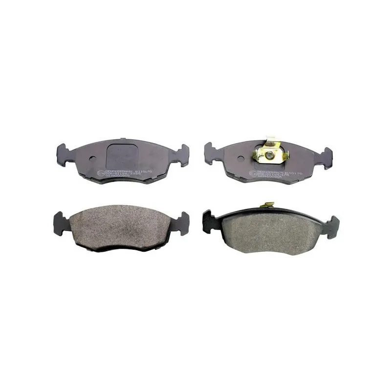 Jeu de 4 plaquettes de frein avant DENCKERMANN B110170