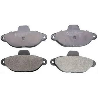 Jeu de 4 plaquettes de frein avant DENCKERMANN B110183