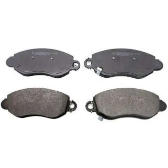 Jeu de 4 plaquettes de frein avant DENCKERMANN B110203