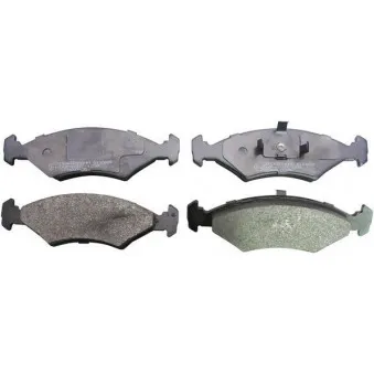 Jeu de 4 plaquettes de frein avant DENCKERMANN B110208