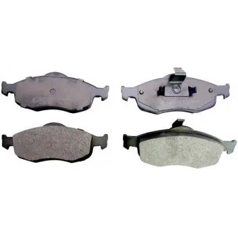 Jeu de 4 plaquettes de frein avant DENCKERMANN B110230