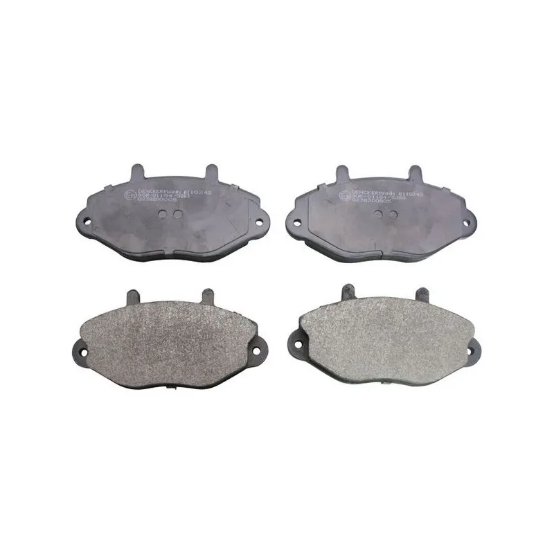 Jeu de 4 plaquettes de frein avant DENCKERMANN B110242