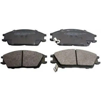 Jeu de 4 plaquettes de frein avant DENCKERMANN B110304