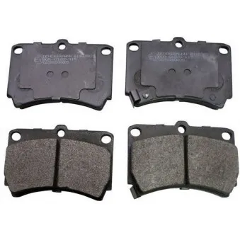 Jeu de 4 plaquettes de frein avant DENCKERMANN B110392