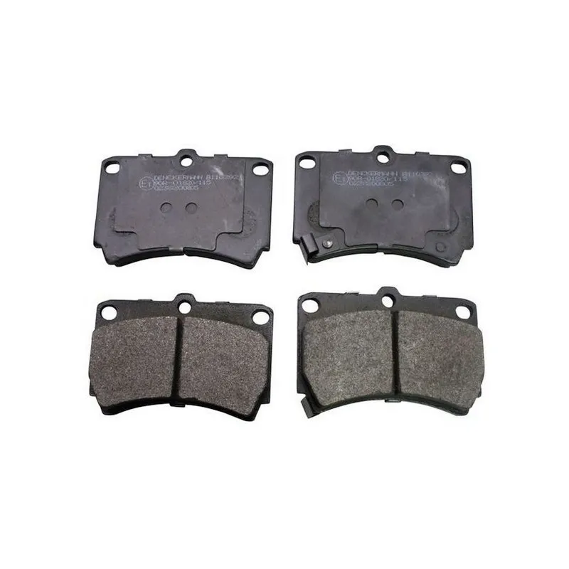 Jeu de 4 plaquettes de frein avant DENCKERMANN B110392