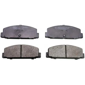 Jeu de 4 plaquettes de frein arrière DENCKERMANN B110407
